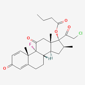 molecular formula C26H32ClFO5 B1669189 Clobetasone Butyrate CAS No. 25122-57-0