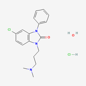 molecular formula C18H23Cl2N3O2 B1669193 Clodazon hydrochloride CAS No. 31959-88-3
