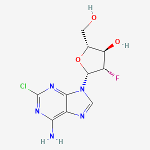 molecular formula C10H11ClFN5O3 B1669196 Clofarabine CAS No. 123318-82-1