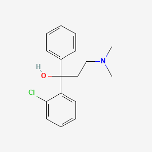 molecular formula C17H20ClNO B1669198 Clophedianol CAS No. 791-35-5