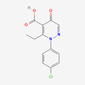 molecular formula C13H11ClN2O3 B1669200 Clofencet CAS No. 129025-54-3
