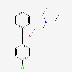 molecular formula C20H26ClNO B1669201 Clofenetamine CAS No. 511-46-6