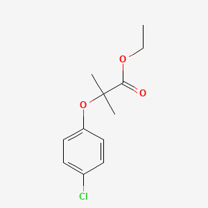 molecular formula C12H15ClO3 B1669205 Clofibrate CAS No. 637-07-0