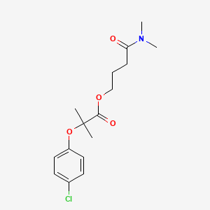 molecular formula C16H22ClNO4 B1669208 Clofibride CAS No. 26717-47-5