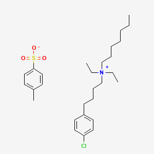 molecular formula C28H44ClNO3S B1669210 Clofilium Tosylate CAS No. 92953-10-1