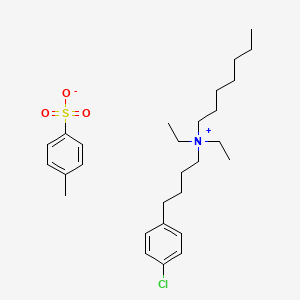 molecular formula C28H44ClNO3S B1669210 Clofilium tosylate CAS No. 92953-10-1