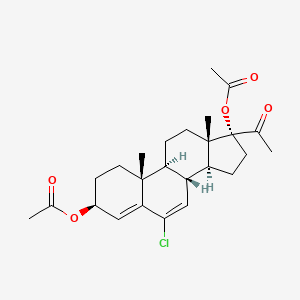 molecular formula C25H33ClO5 B1669214 Clogestone acetate CAS No. 3044-32-4