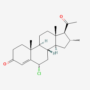 molecular formula C22H31ClO2 B1669218 Clometherone CAS No. 5591-27-5