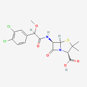 molecular formula C17H18Cl2N2O5S B1669220 Clometocillin CAS No. 1926-49-4
