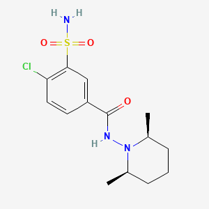 molecular formula C14H20ClN3O3S B1669225 Brinaldix CAS No. 636-54-4