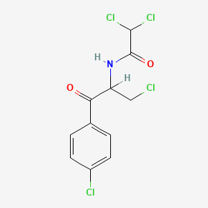 molecular formula C11H9Cl4NO2 B1669229 Cloponone CAS No. 85409-44-5