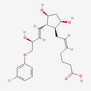 molecular formula C22H29ClO6 B1669231 CLOPROSTENOL Na CAS No. 40665-92-7
