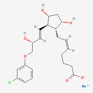 molecular formula C22H28ClNaO6 B1669232 Cloprostenol Sodium CAS No. 62561-03-9