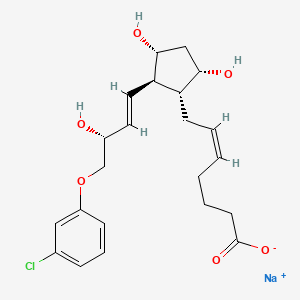 molecular formula C22H28ClNaO6 B1669232 Cloprostenol sodium CAS No. 62561-03-9