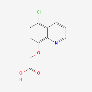 molecular formula C11H8ClNO3 B1669234 氯喹托西 CAS No. 88349-88-6