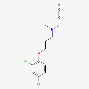 molecular formula C13H15Cl2NO B1669238 Clorgyline CAS No. 17780-72-2