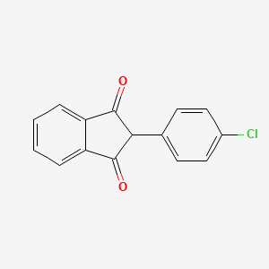 molecular formula C15H9ClO2 B1669240 Clorindione CAS No. 1146-99-2