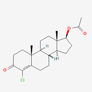 molecular formula C21H29ClO3 B1669246 醋酸氯地睾酮 CAS No. 855-19-6