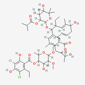 B1669247 Tiacumicin C CAS No. 106008-70-2
