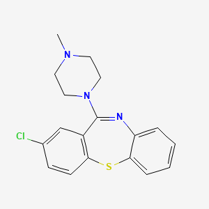 molecular formula C18H18ClN3S B1669249 Clotiapine CAS No. 2058-52-8