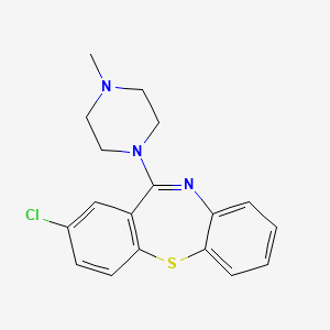 molecular formula C18H18ClN3S B1669249 Clothiapine CAS No. 2058-52-8