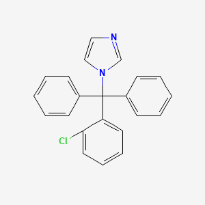 molecular formula C22H17ClN2 B1669251 克霉唑 CAS No. 23593-75-1