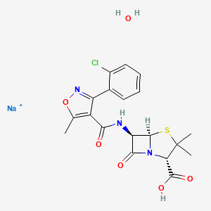 molecular formula C19H18ClN3NaO5S B1669254 CID 66587017 CAS No. 642-78-4