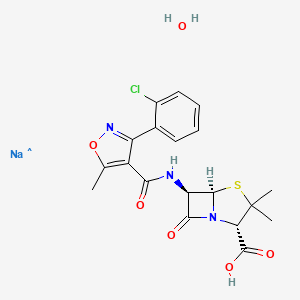 molecular formula C19H18ClN3NaO5S+ B1669254 Cloxacillin sodium CAS No. 642-78-4