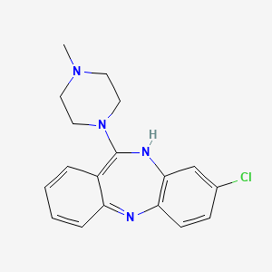 molecular formula C18H19ClN4 B1669256 氯氮平 CAS No. 5786-21-0