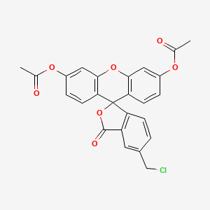 molecular formula C25H17ClO7 B1669263 5-氯甲基荧光素二乙酸酯 CAS No. 136832-63-8