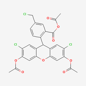 molecular formula C27H19Cl3O8 B1669264 5-CM-H2Dcfda CAS No. 1219794-09-8