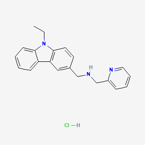 molecular formula C21H22ClN3 B1669268 CMP-5 hydrochloride 