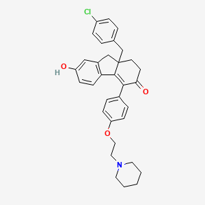 molecular formula C33H34ClNO3 B1669269 CMP8 