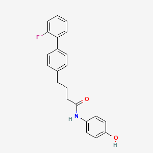 molecular formula C22H20FNO2 B1669270 MK2a Inhibitor CAS No. 41179-33-3