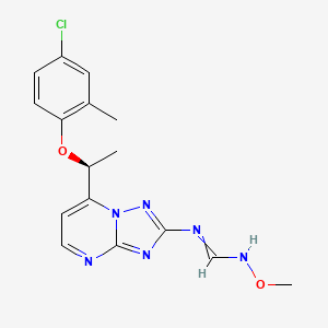 molecular formula C16H17ClN6O2 B1669273 CM-TPMF 