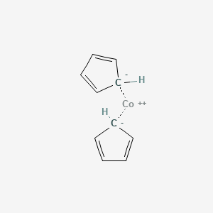 molecular formula C10H2Co-10 B1669278 Bis(cyclopentadienyl)cobalt(II) CAS No. 1277-43-6