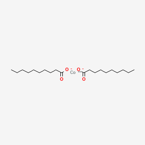 molecular formula C20H38CoO4 B1669279 Cobaltous caprate CAS No. 14033-48-8