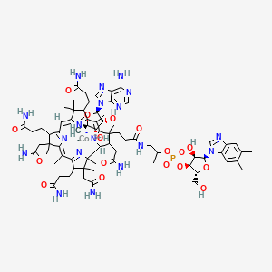 molecular formula C72H100CoN18O17P B1669280 Coenzyme B<SUB>12</SUB> CAS No. 13870-90-1