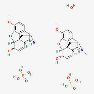 molecular formula C36H50N2O15P2 B1669283 CODEINE PHOSPHATE CAS No. 41444-62-6