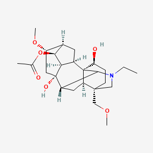 molecular formula C25H39NO6 B1669295 Condelphine CAS No. 7633-69-4