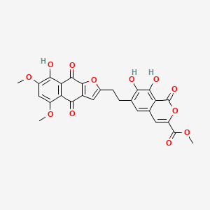 molecular formula C27H20O12 B1669300 Collinomycin CAS No. 27267-69-2