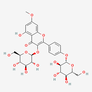 molecular formula C28H32O16 B1669303 Complanatuside CAS No. 116183-66-5
