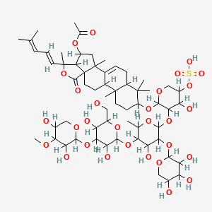 molecular formula C60H92O29S B1669324 Cucumarioside H CAS No. 116524-58-4