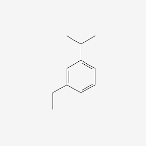 molecular formula C11H16 B1669331 Benzene, 1-ethyl-3-(1-methylethyl)- CAS No. 4920-99-4