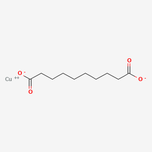 molecular formula C10H16CuO4 B1669335 Cupric sebacate CAS No. 58783-12-3