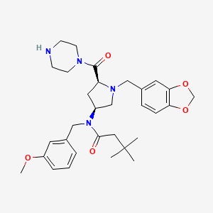 molecular formula C31H42N4O5 B1669337 CUR61414 CAS No. 334998-36-6