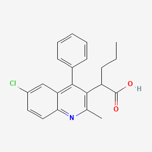 molecular formula C21H20ClNO2 B1669359 LEDGIN6 CAS No. 957890-42-5