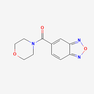molecular formula C11H11N3O3 B1669367 2,1,3-Benzoxadiazol-5-yl(morpholin-4-yl)methanone CAS No. 867276-98-0