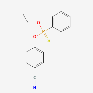 molecular formula C15H14NO2PS B1669378 Cyanofenphos CAS No. 13067-93-1