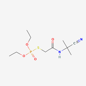 molecular formula C10H19N2O4PS B1669381 Cyanthoate CAS No. 3734-95-0